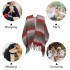 S6429 - Stylish Soft Warm Wrap Check Print Shawl Scarf - Red