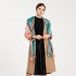 S6430 - Women Fashion Long Shawl Grid Tassel Winter Warm Lattice Large Scarf - Green