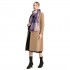 S6433 - Acrylic Fashion Women's Long Shawl Grid Tassel Winter Warm Oversized Scarf - Purple