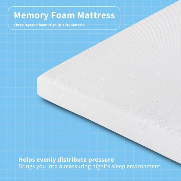 MTS003-1 - Good Nite Luxury Triple-Layer Memory Foam Mattress – Body Contouring Support & Enhanced Breathability - 90×190×16cm