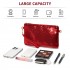 CLS2512 - Glam Sparkle Sequin Evening Clutch-Sleek, Shimmering Wristlet & Crossbody - Red