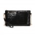 CLS2512 - Glam Sparkle Sequin Evening Clutch-Sleek, Shimmering Wristlet & Crossbody - Black