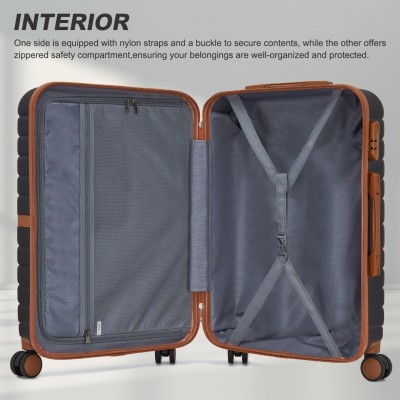 KSK2592 - Kono ABS+PC 28-Inch Striped Design with Colour-Block