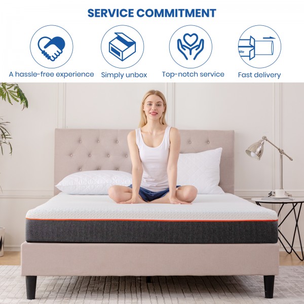 MTS006 - Good Nite Comfort Memory Foam Mattress – 16cm Thick Pressure Relief Mattress with Cooling Foam & Supportive 3-Layer Design -  120X190X16cm