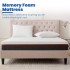 MTS006 - Good Nite Comfort Memory Foam Mattress – 16cm Thick Pressure Relief Mattress with Cooling Foam & Supportive 3-Layer Design -  120X190X16cm