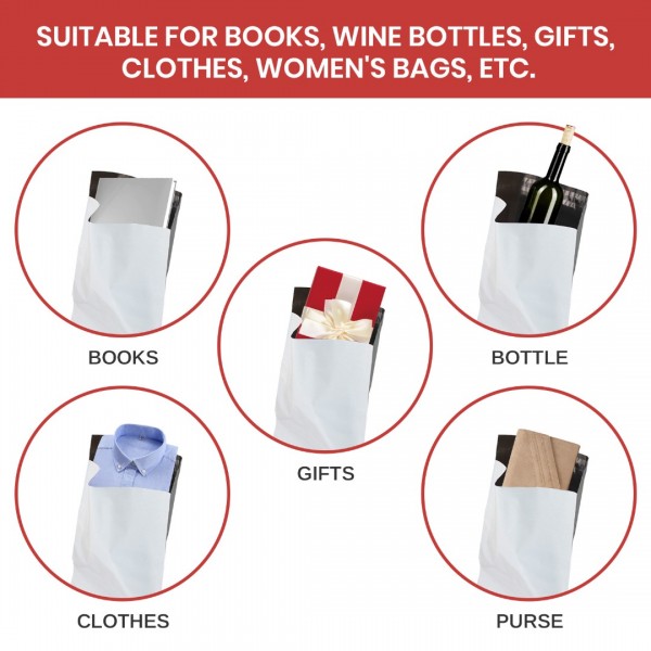 MAIL XXL 100 - Poly Mail Bags Oversized 22"x26" Waterproof, Tear-Resistant, Self-Seal Postal Bags - 100 Pieces