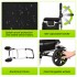 STO5546 - 3-in-1 Isolierter 56-L Einkaufswagen & Rucksack – Faltbarer Aluminiumrahmen mit Reflexstreifen - Schwarz
