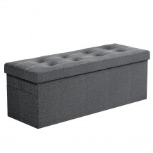 SOO4525-110cm Storage Ottoman - Grey