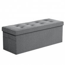 SOO4525-110cm Storage Ottoman - Light Grey