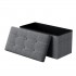 SOO4524-76cm Storage Ottoman - Light Grey