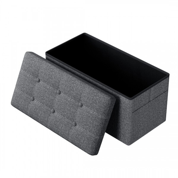SOO4524-76cm Storage Ottoman - Light Grey