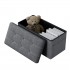 SOO4524-76cm Storage Ottoman - Light Grey