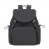 BPM2610 - Miss Lulu Lightweight Nylon Drawstring Backpack – Casual Daily Rucksack with 13 Inch Laptop Sleeve for Travel & Commute - Black