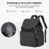 BPM2610 - Miss Lulu Lightweight Nylon Drawstring Backpack – Casual Daily Rucksack with 13 Inch Laptop Sleeve for Travel & Commute - Black