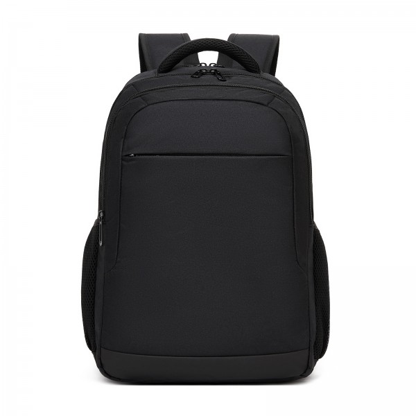 BPN2607 - Trendy Laptop Backpack,Soft Padded,Practical,Organized Storage,Lightweight 15.6" Notebook Bag for Work, School & Travel - Black