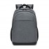 BPN2607 - Trendy Laptop Backpack,Soft Padded,Practical,Organized Storage,Lightweight 15.6" Notebook Bag for Work, School & Travel - Grey