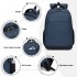 BPN2607 - Trendy Laptop Backpack,Soft Padded,Practical,Organized Storage,Lightweight 15.6" Notebook Bag for Work, School & Travel - Navy