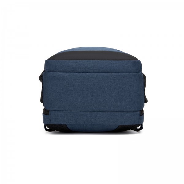 BPN2607 - Trendy Laptop Backpack,Soft Padded,Practical,Organized Storage,Lightweight 15.6" Notebook Bag for Work, School & Travel - Navy