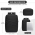 BPS2603 - Premium Laptop Backpack, 15.6 Inch USB Charging Backpack with Padded Laptop Sleeve, Ideal for Work and Commuting - Black