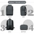 BPS2603 - Premium Laptop Backpack, 15.6 Inch USB Charging Backpack with Padded Laptop Sleeve, Ideal for Work and Commuting - Grey