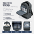 BPS2603 - Premium Laptop Backpack, 15.6 Inch USB Charging Backpack with Padded Laptop Sleeve, Ideal for Work and Commuting - Grey