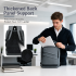 BPS2603 - Premium Laptop Backpack, 15.6 Inch USB Charging Backpack with Padded Laptop Sleeve, Ideal for Work and Commuting - Grey