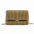 CLS2625 - Rhinestone Clutch Bag, Detachable Metal Chain Evening Bag,  Synthetic Diamond Crossbody Shoulder Handbag for Wedding Party Prom - Gold