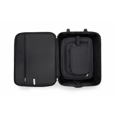 KSN2586 - 3 Piece 20 Inch Soft-shell Luggage Set with Cabin