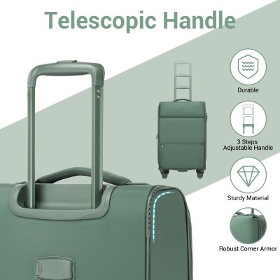 KSN2593 - 30 inch Women's Lightweight Softshell Suitcase with