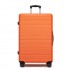 KSN2691 - 28 Zoll großer Reisegepäckkoffer, hochwertiger ABS-Hartschalenkoffer mit 360° lautlosen Rädern und sicherem Zahlenschloss - Orange