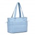 TVN2621 - 2-Piece Women's Tote Bag Set, Water Repellent Handbag with Laptop Compartment for Commute Travel And Outings - Blue