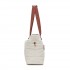 TVN2621 - 2-Piece Women's Tote Bag Set, Water Repellent Handbag with Laptop Compartment for Commute Travel And Outings - Beige And Brown