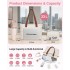 TVN2621 - 2-Piece Women's Tote Bag Set, Water Repellent Handbag with Laptop Compartment for Commute Travel And Outings - Beige And Brown