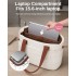TVN2621 - 2-Piece Women's Tote Bag Set, Water Repellent Handbag with Laptop Compartment for Commute Travel And Outings - Beige And Brown