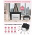 TVN2621 - 2-Piece Women's Tote Bag Set, Water Repellent Handbag with Laptop Compartment for Commute Travel And Outings - Black