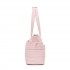 TVN2621 - 2-Piece Women's Tote Bag Set, Water Repellent Handbag with Laptop Compartment for Commute Travel And Outings - Pink