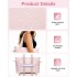 TVN2621 - 2-Piece Women's Tote Bag Set, Water Repellent Handbag with Laptop Compartment for Commute Travel And Outings - Pink