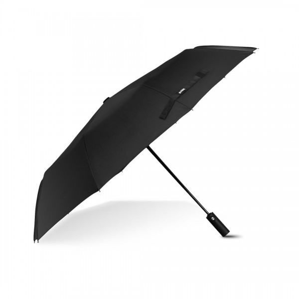 Kono Automatisch winddichter Regenschirm - Schwarz