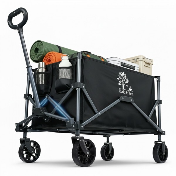 Foldable & Portable Camping Trolley Garden Cart For Outdoor Foldable & Portable Camping Trolley Garden Cart For Outdoor
